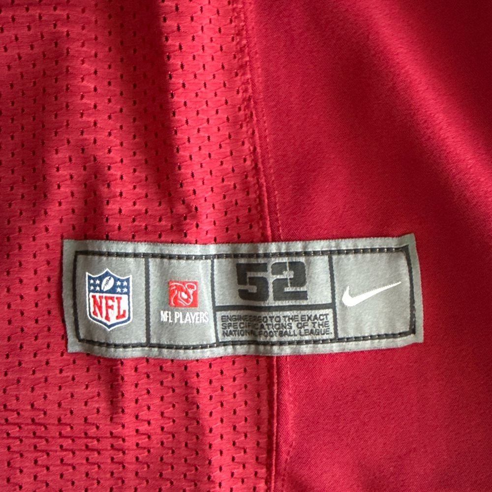 Nike Burgundy and Gold Men's Jersey - Picture 3 of 7